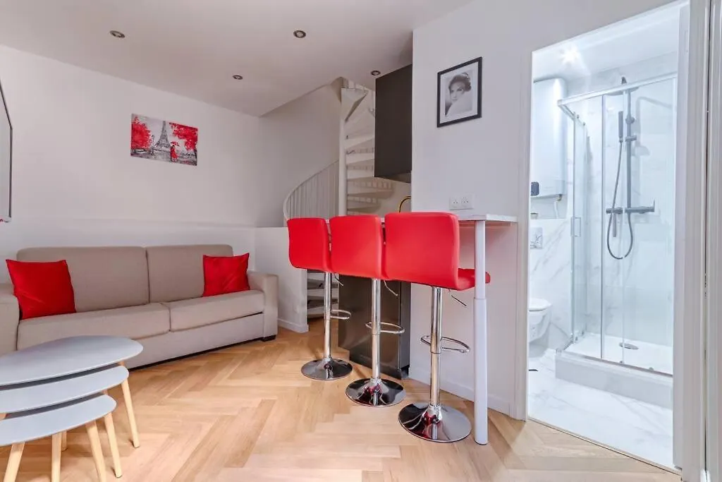 파리 Mykeypers - Stylish & Luxury Duplex 2Br-8P - Le Marais 아파트 0*,